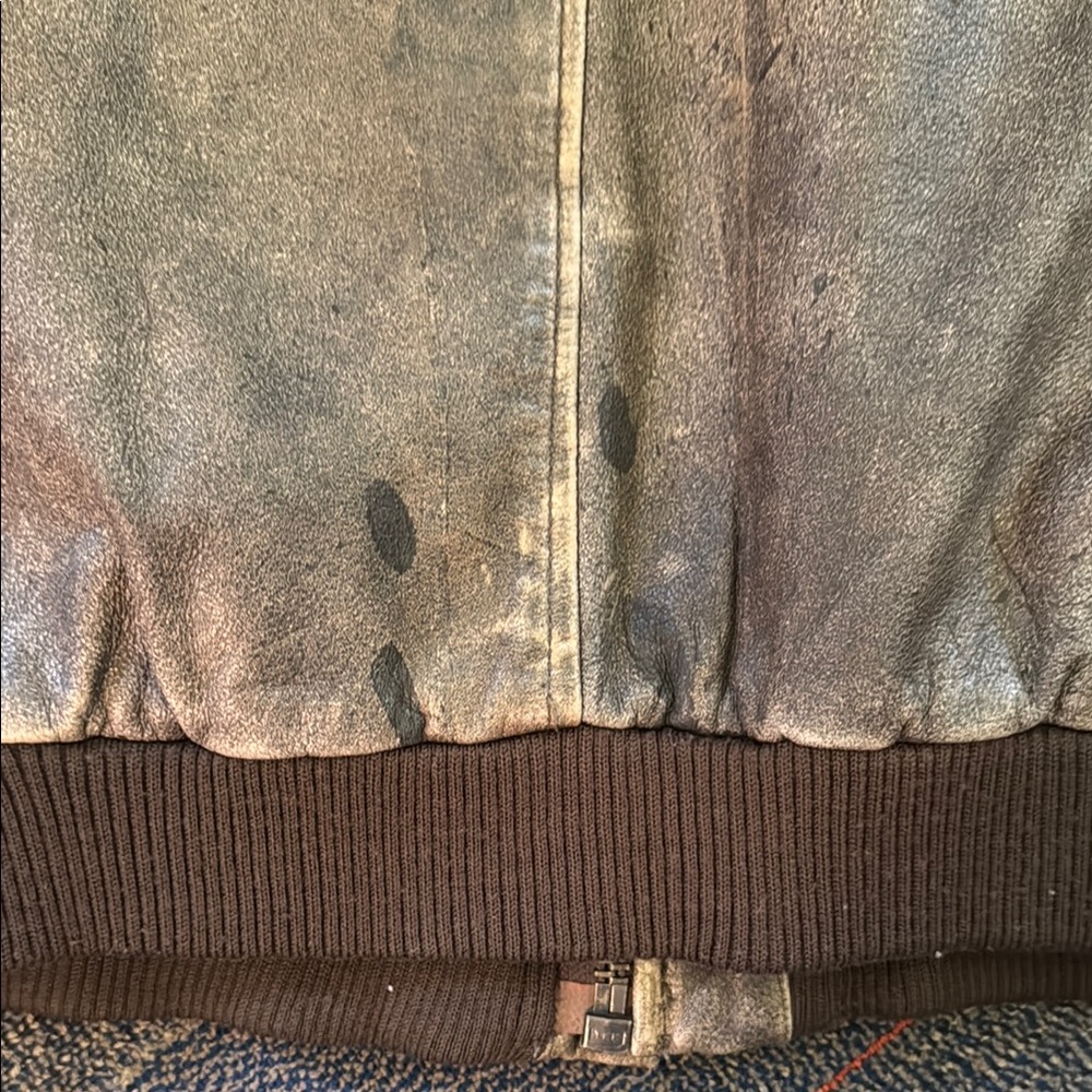 80’s Eagle Force Leather Jacket Large - image 6